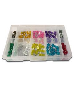 Panther Consumables 200 Piece Assorted Mini Blade Fuses - Workshop Pack