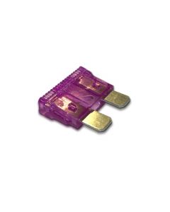 Panther Consumables Trade Pack Automotive Standard Blade Fuses - Nylon Housing 3 Amp Violet Pack of 50