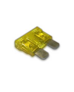 Panther Consumables Trade Pack Automotive Standard Blade Fuses - Nylon Housing 20 Amp Yellow Pack of 50