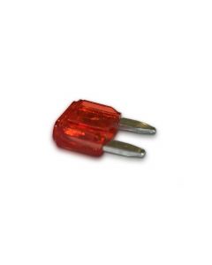 Panther Consumables Trade Pack Automotive Mini Blade Fuses - Nylon Housing 10 Amp Red Pack of 50