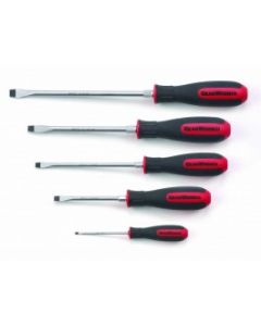 Gearwrench 5 Piece Dual Material Slotted Screwdriver Set 80053