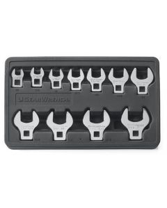 Gearwrench 11 Piece 3/8" Drive SAE 3/8" - 1" Crowfoot Wrench Set 81908