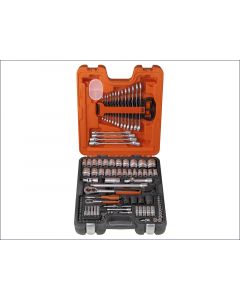 Bahco 106 Piece Socket & Spanner Set Metric 1/4 & 1/2in Drive BAHS106