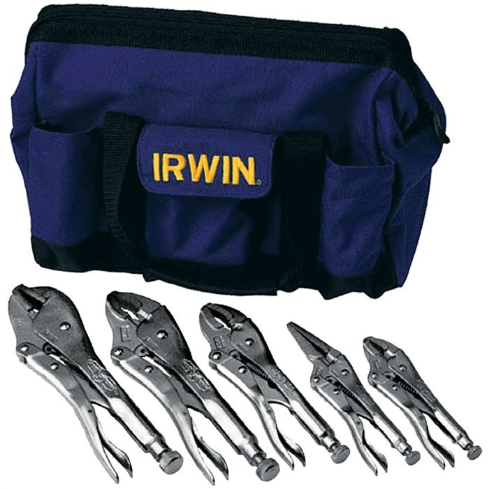 Irwin 5 Piece Locking Pliers Set - 2077704
