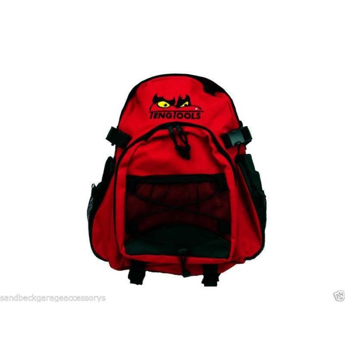 Teng Tools Red Black Backpack Rucksack Embroidered Logo 360 x 200 x 490mm 